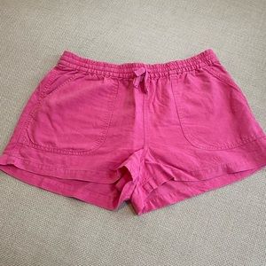 J.Crew Seaside Linen Shorts in pink size medium M